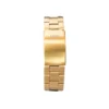 Pulsera de acero inoxidable dorado con cierre ajustable