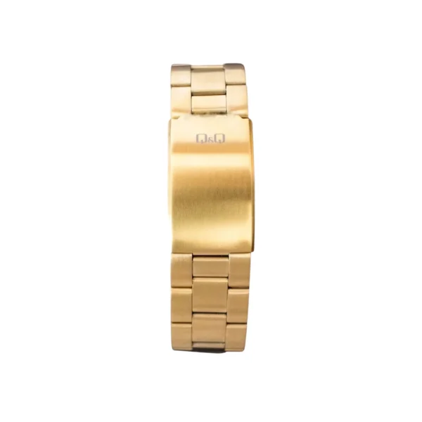 Pulsera de acero inoxidable dorado con cierre ajustable