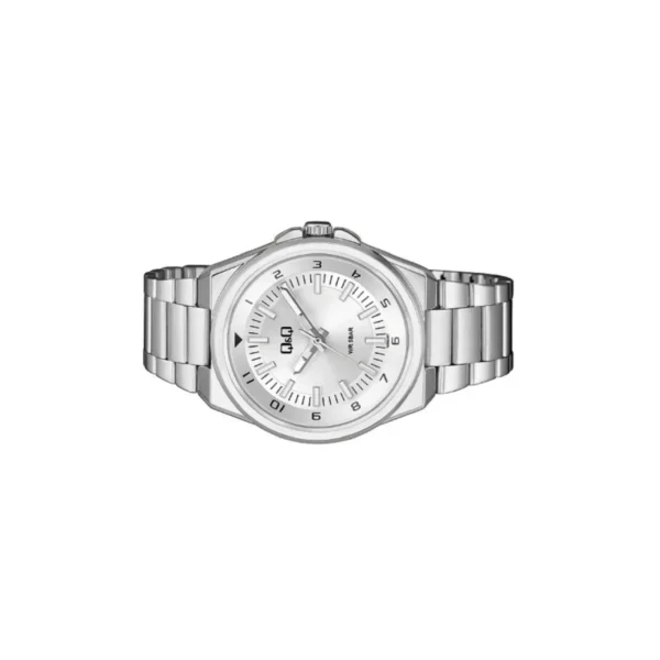 Correa de acero inoxidable del reloj Q&Q Q09A006PY para hombre.
